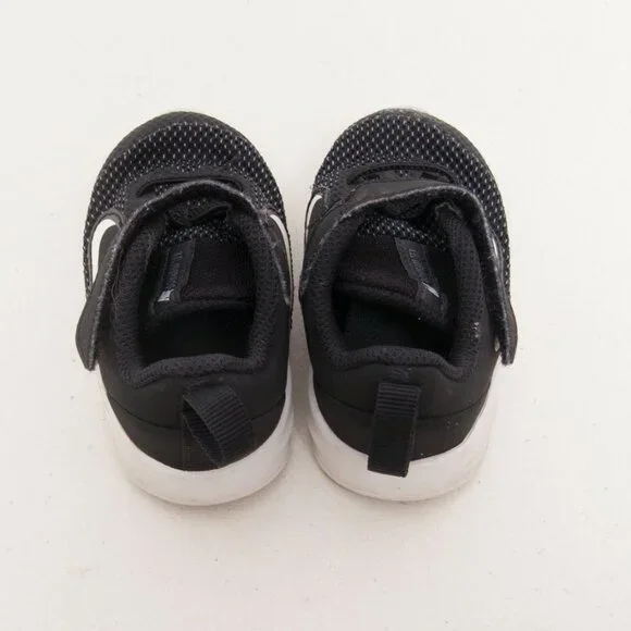 Nike Baby Boy Shoes Size 5C – Black Mesh Sneakers with Velcro Strap – Toddler - Picture 4 of 5